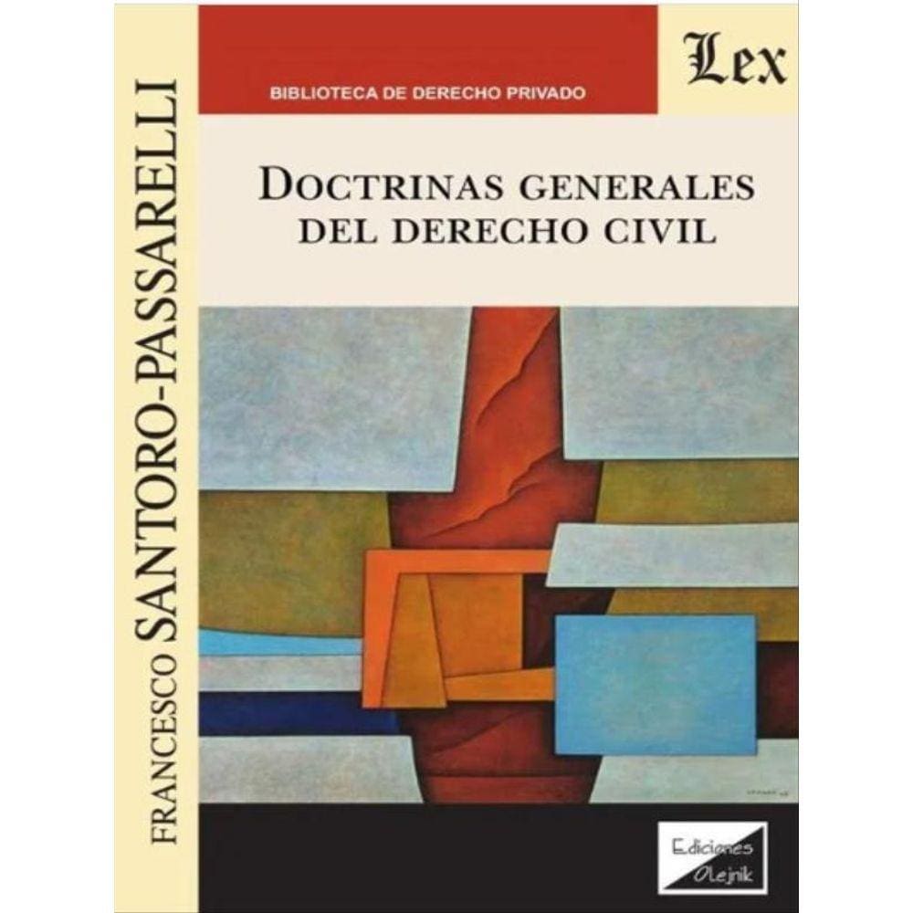 Doctrinas Generales Del Derecho Civil - 2021