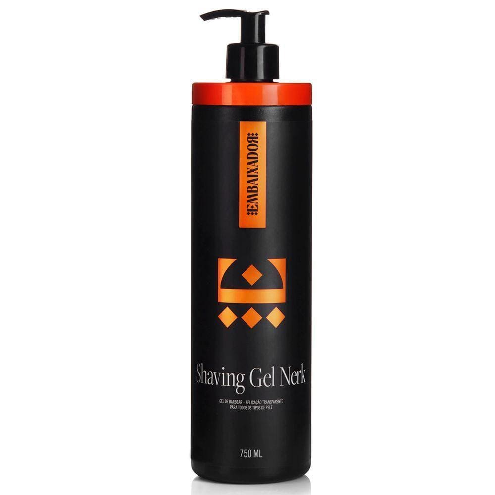 Shaving Gel De Barbear Nerk Embaixador 750Ml