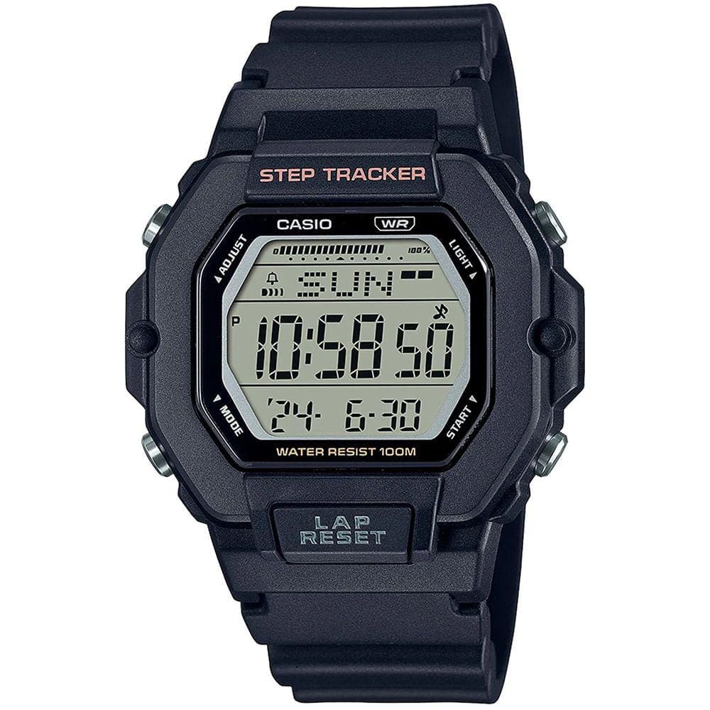 Relógio CASIO digital preto feminino LWS-2200H-1AVDF