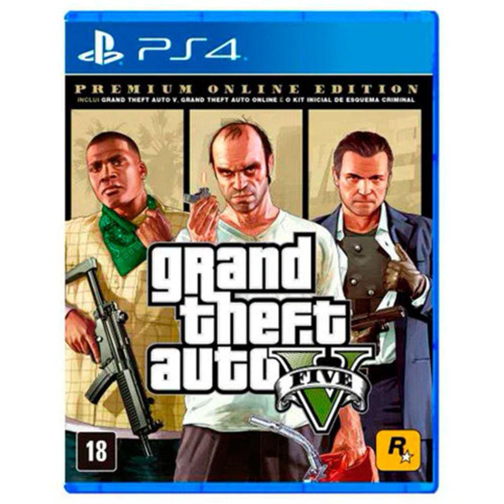 Jogo PS4 GTA V Premium Edition Take Two