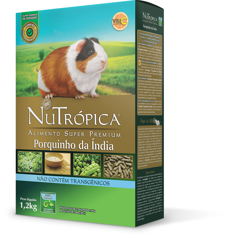 Nutropica - Porquinho Da India 1,2 Kg