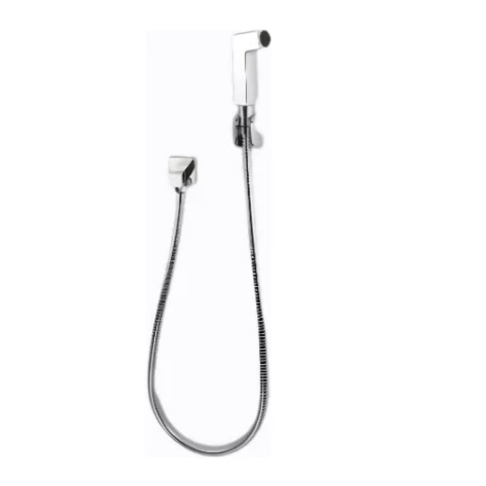Ducha Higiênica Cromada Modelo Quadrado 1/4 De Volta