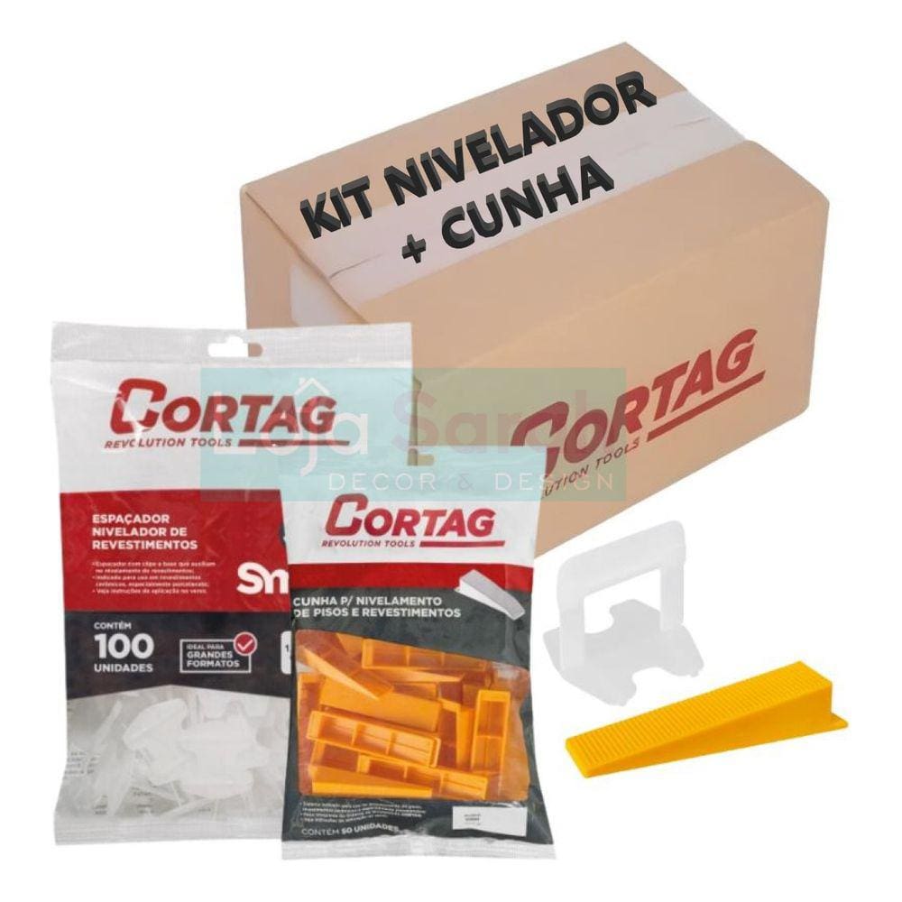 Kit Espacador Nivelador Smart C/ 1000 Pcs C/ 200 Pcs De Cunha Porcelanato E Piso