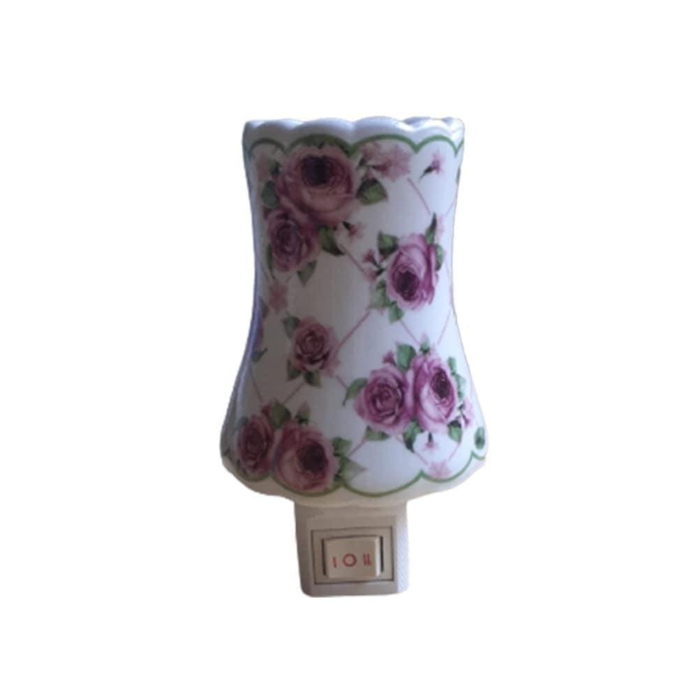 Mini Luminária Abajur Difusor Bivolt De Tomada 2 Estágios