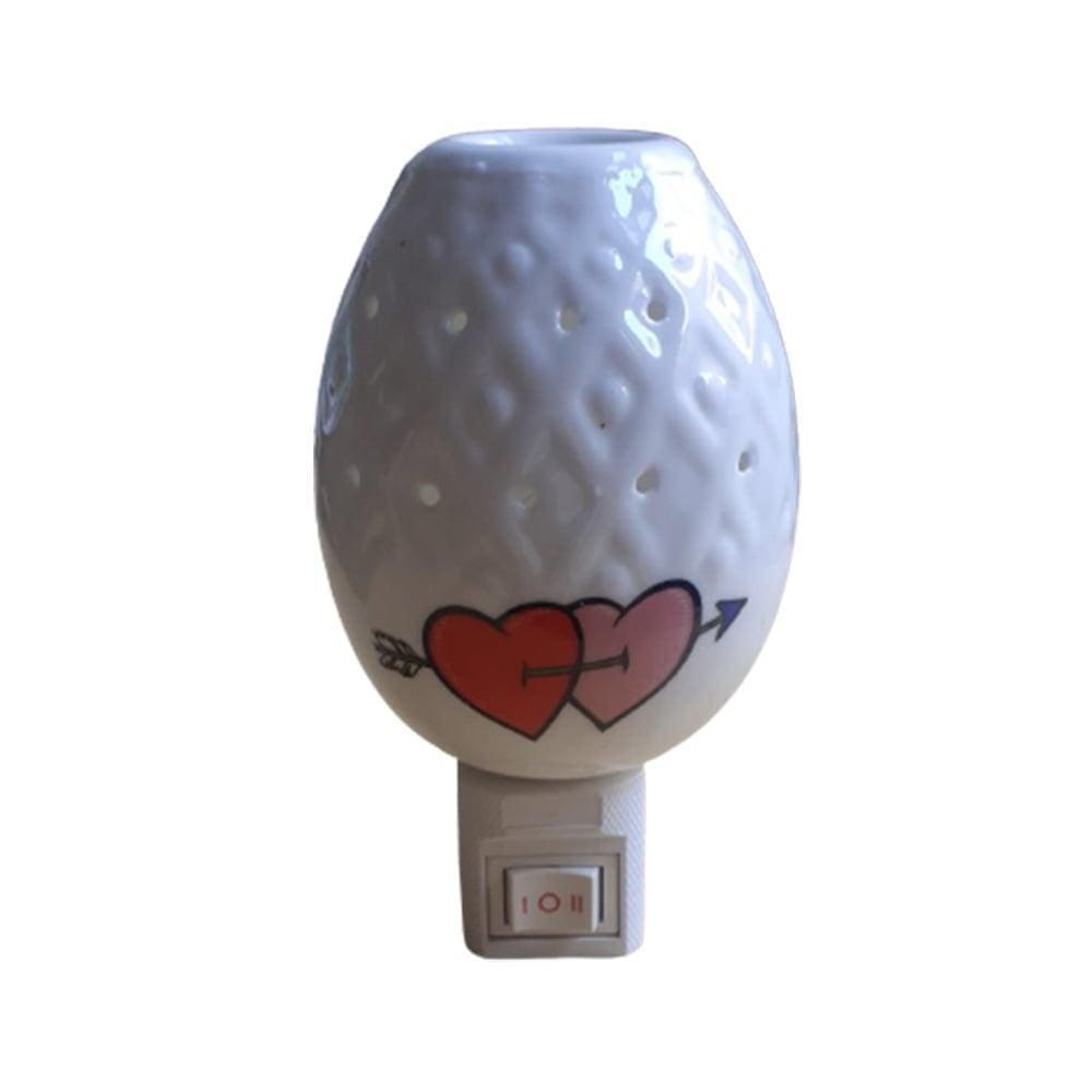 Mini Luminária Abajur Difusor Bivolt De Tomada 2 Estágios