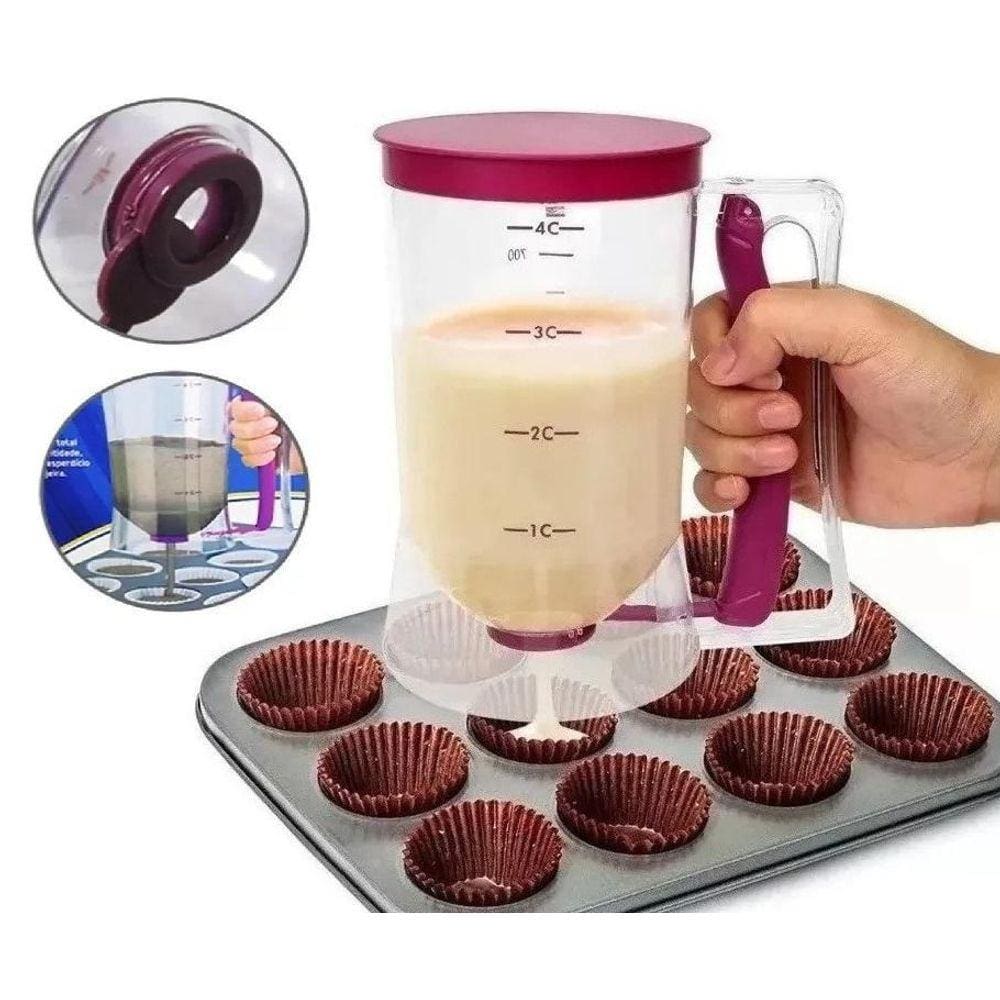 Dispenser Dosador Para Massas Bolos Cupcake Panquecas 900Ml