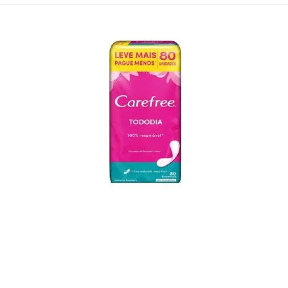 Absorvente Carefree Protetor Diario Sem/Perfume C/80