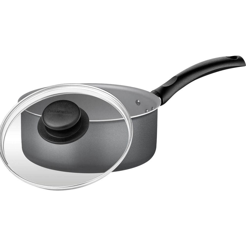 Panela Tramontina Turim Antiaderente Alumínio Starflon Max 16Cm 1,4L Cinza Avulsa