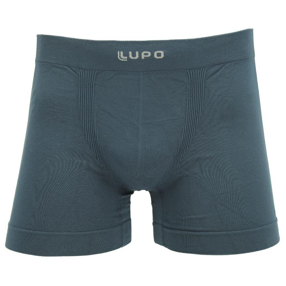 Cueca Boxer Lupo Microfibra Cinza - Masculino