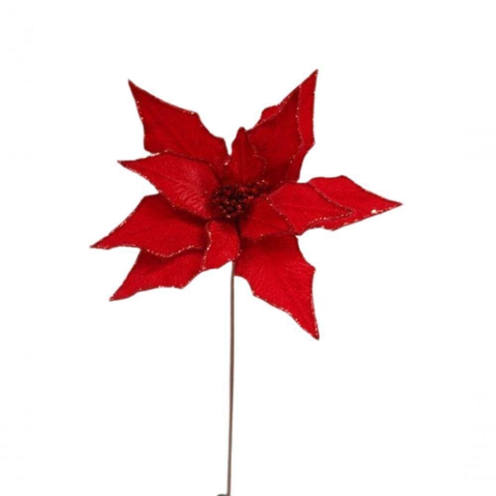 Poinsetia Vermelha 66cm - Fl938