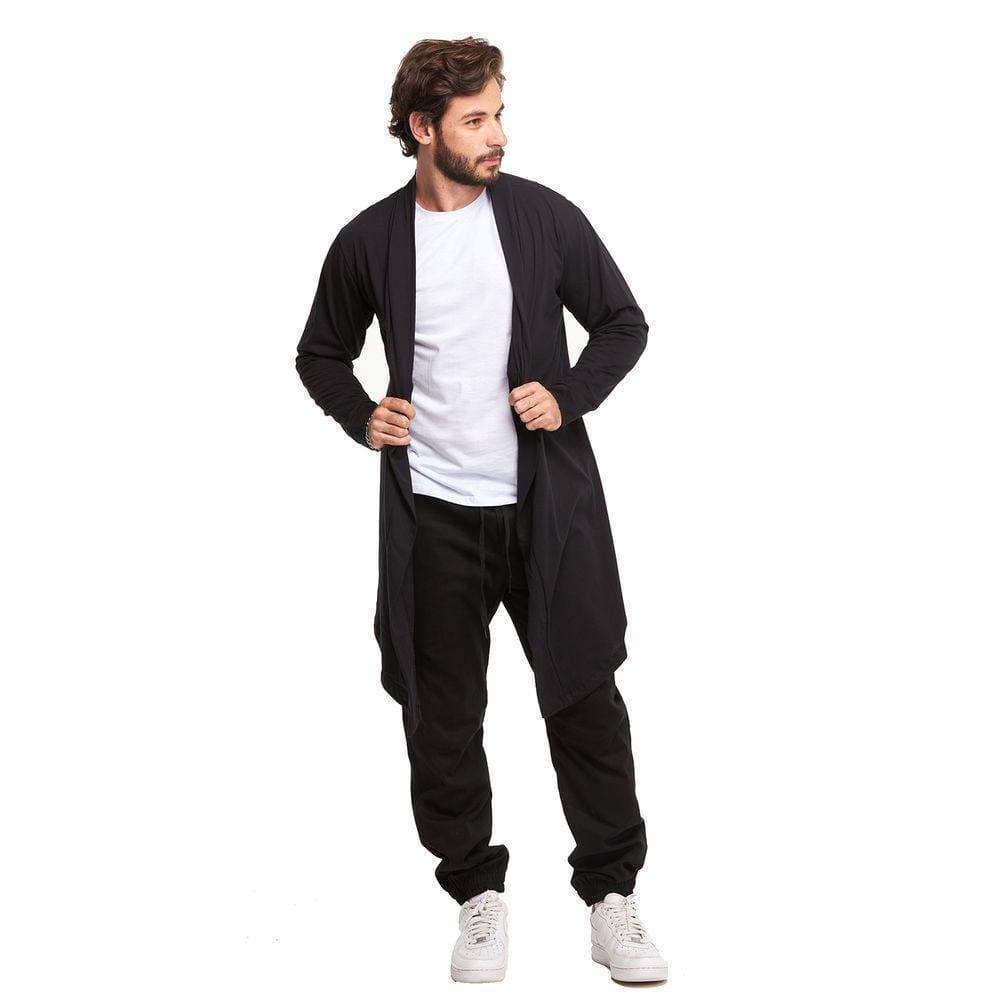 Cardigan Plus Size Masculino Swag Kimono Sobretudo Blusa De Frio Manga Longa Ca2plus