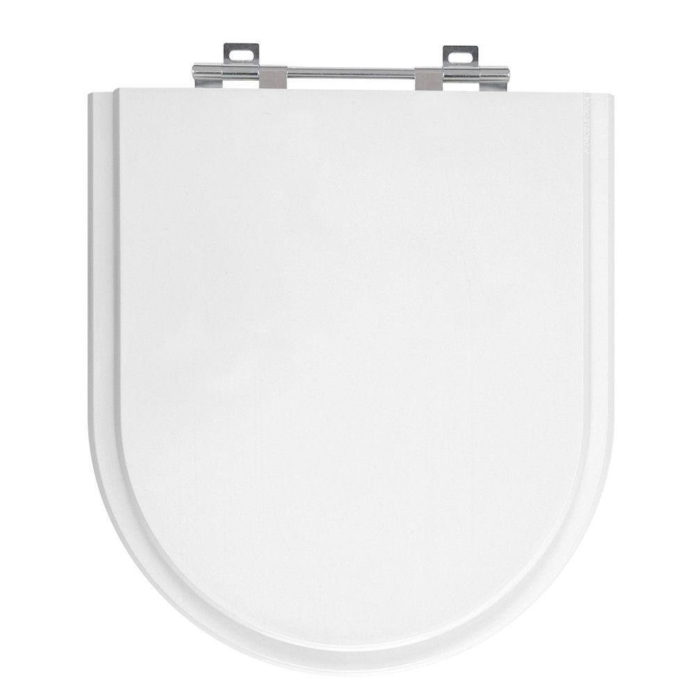 Tampa de Vaso Nexo Branco Tampa para Vaso Roca Madeira Laqueada