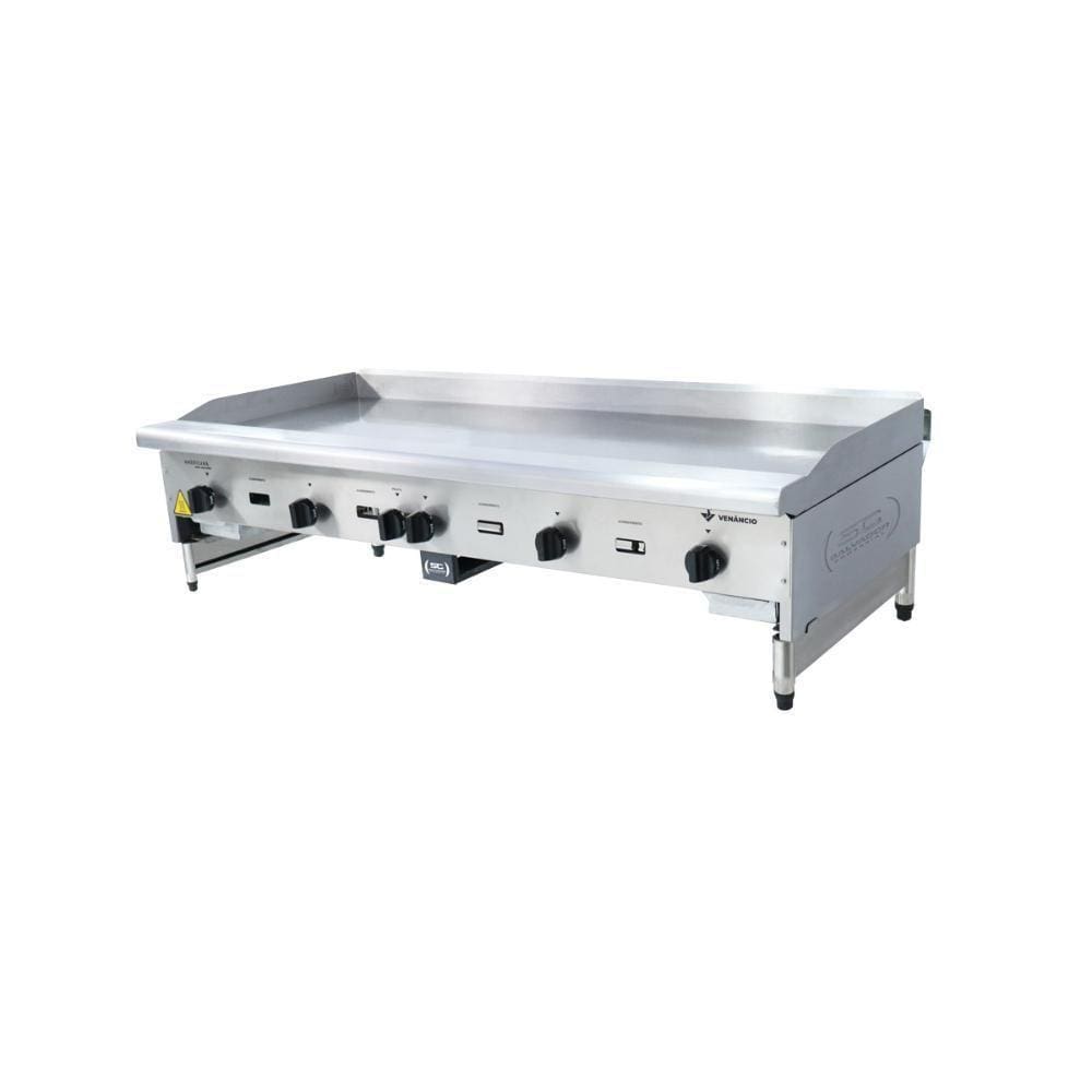 Chapa Americana Lisa 18mm Inox A Gás 150 Cm Cg150 - Venâncio