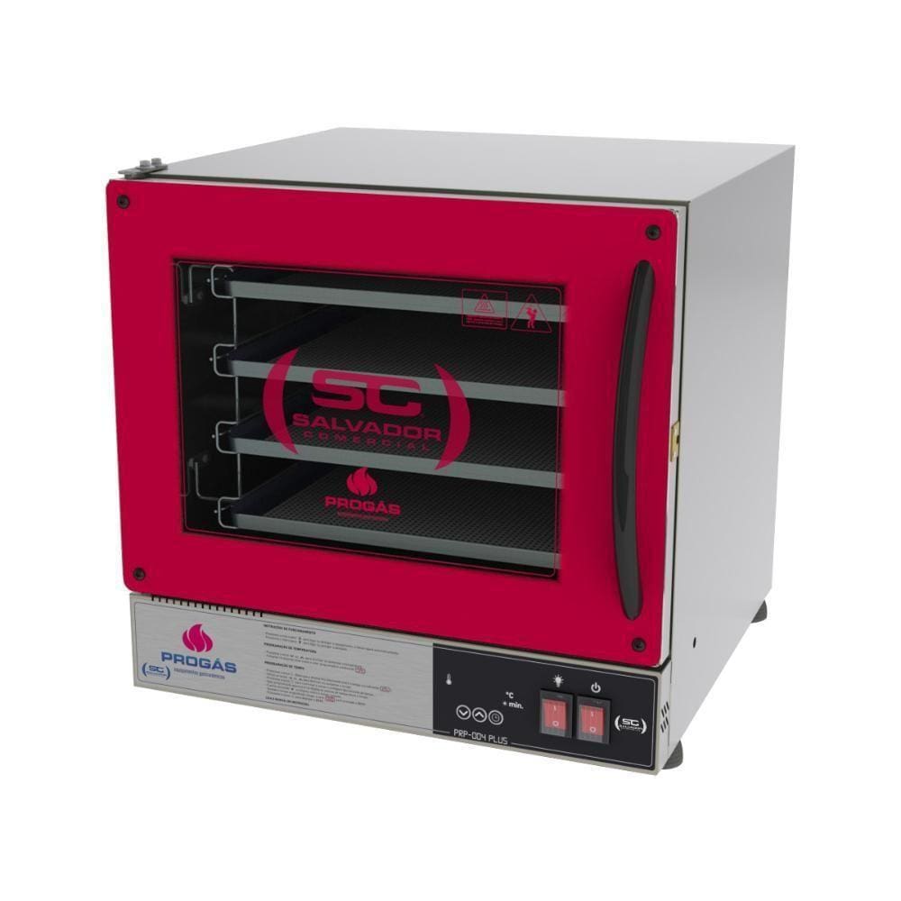 Forno Turbo Elétrico Fast Oven Prp-004 Plus Vermelho - Progas Digital 127v 127v