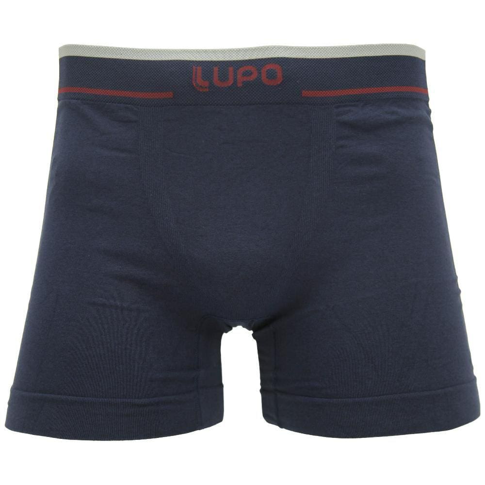 Cueca Boxer Lupo Sem Costura Marinho - Masculino