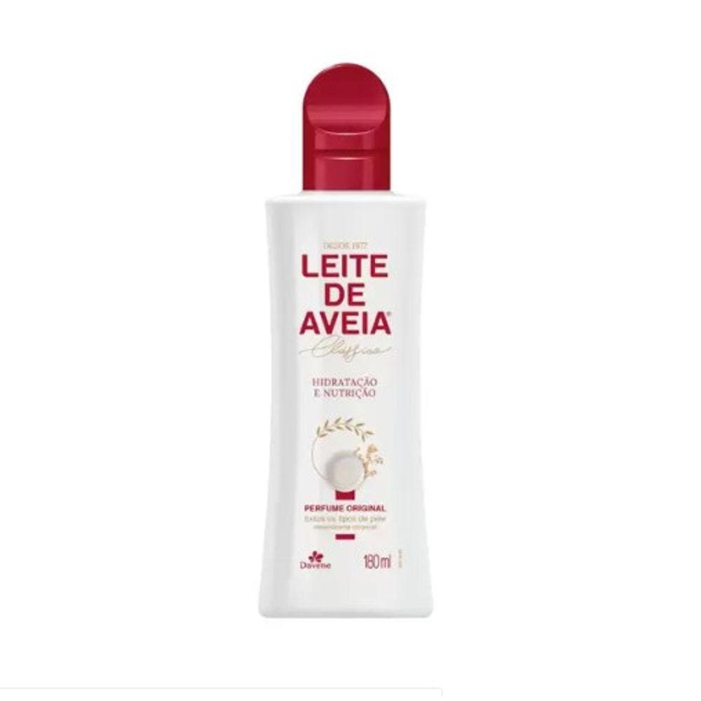 Leite Aveia Classico Todos Tipos Pele Davene 180Ml