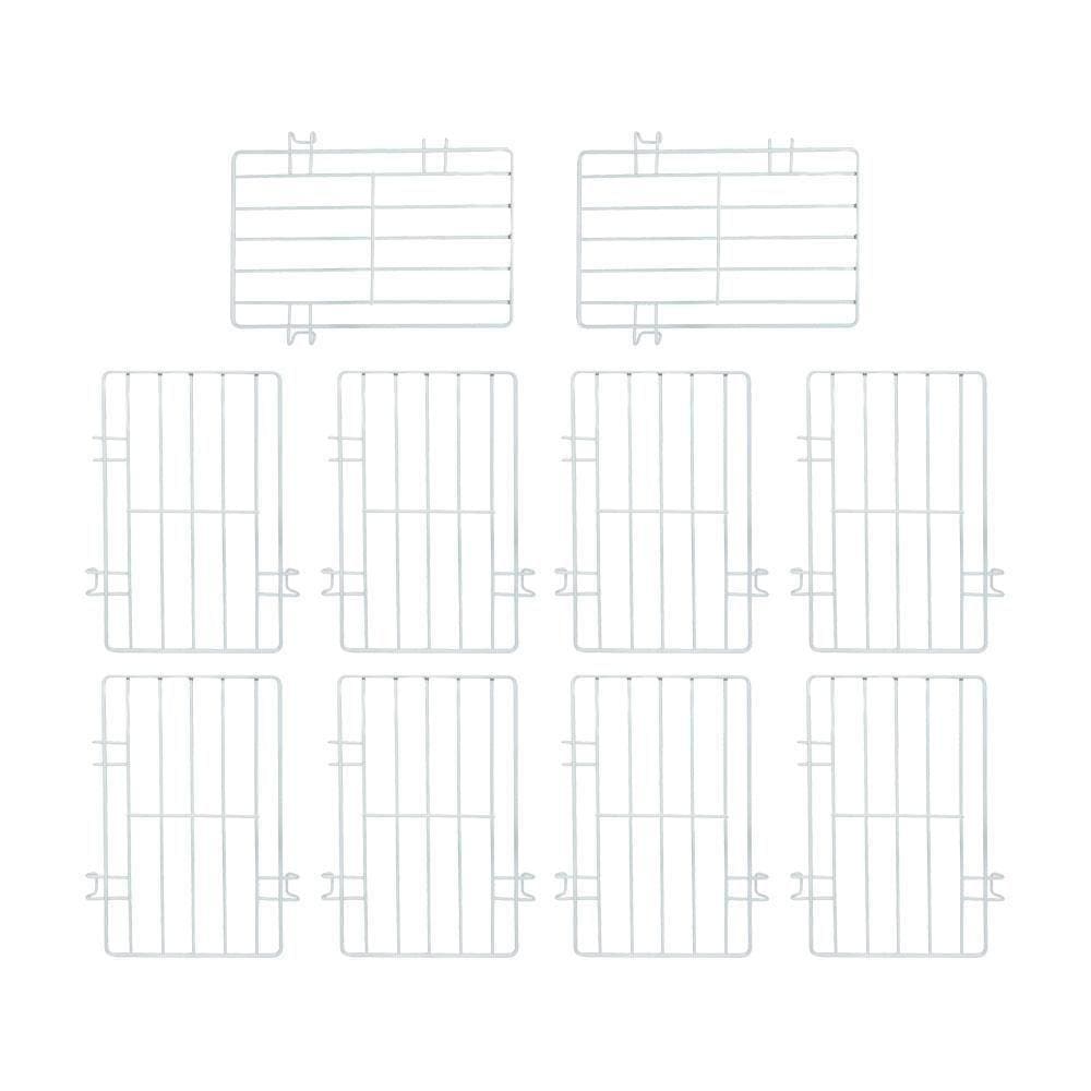 Kit - 10 Separadores Cesto Nextgen Branco - Metalfrio