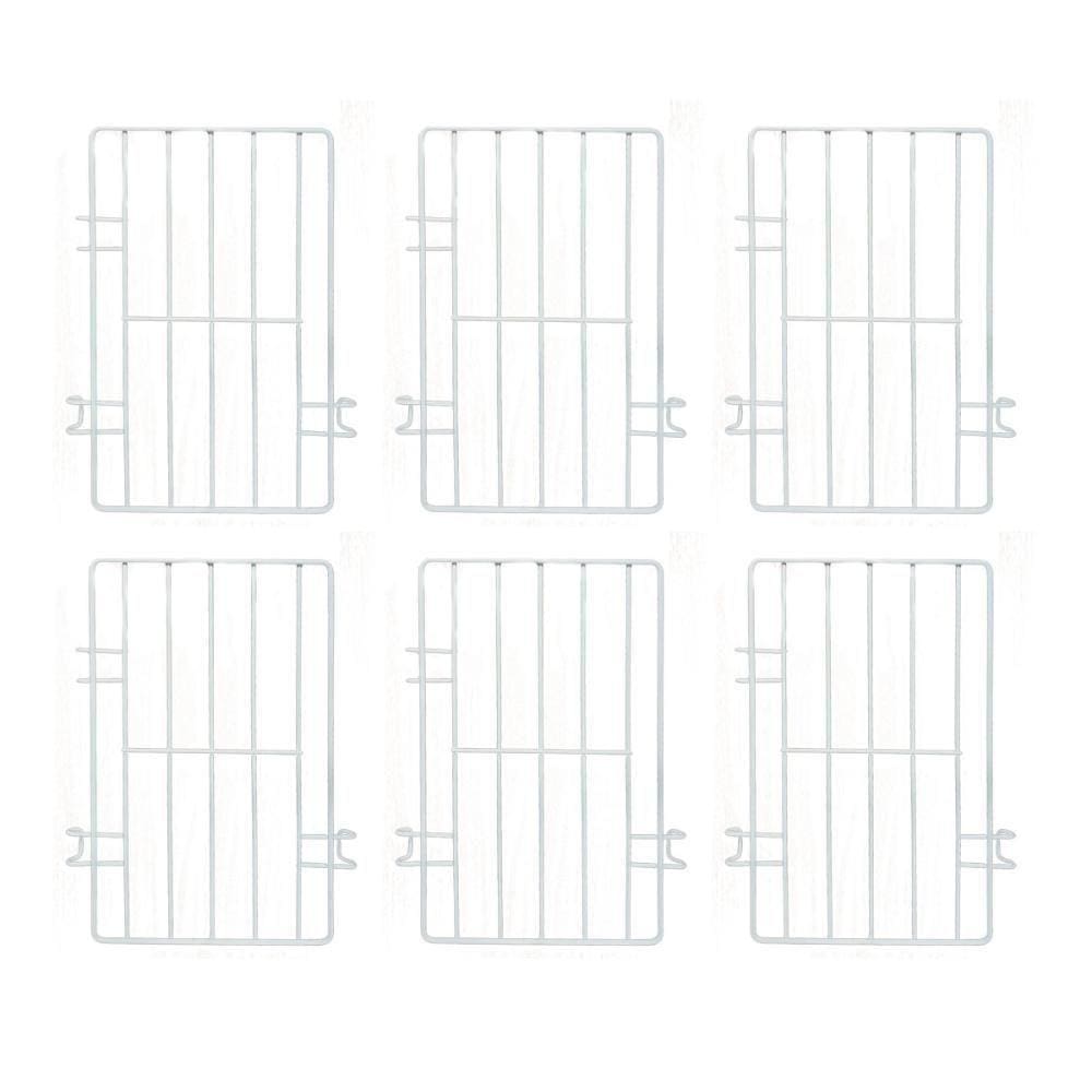 Kit - 6 Separadores Cesto Nextgen Branco - Metalfrio