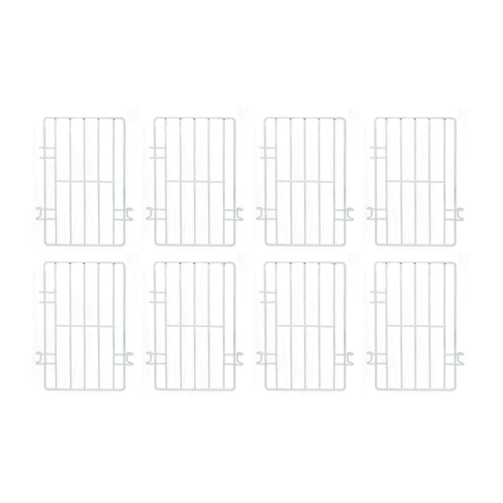 Kit - 8 Separadores Cesto Nextgen Branco - Metalfrio