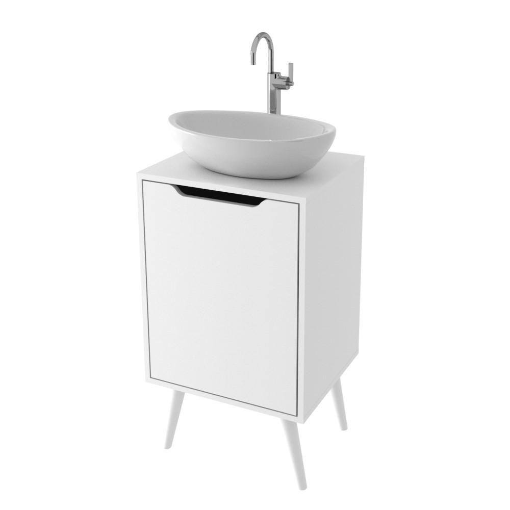 Gabinete para Banheiro BN3641 Tecnomobili Branco