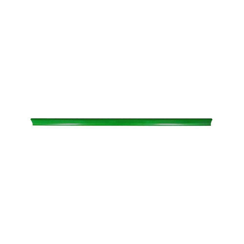 Kit - 10 Porta Etiqueta Simples 90 Cm Verde Com Acrílico New Plus/plus - Sa Gôndolas
