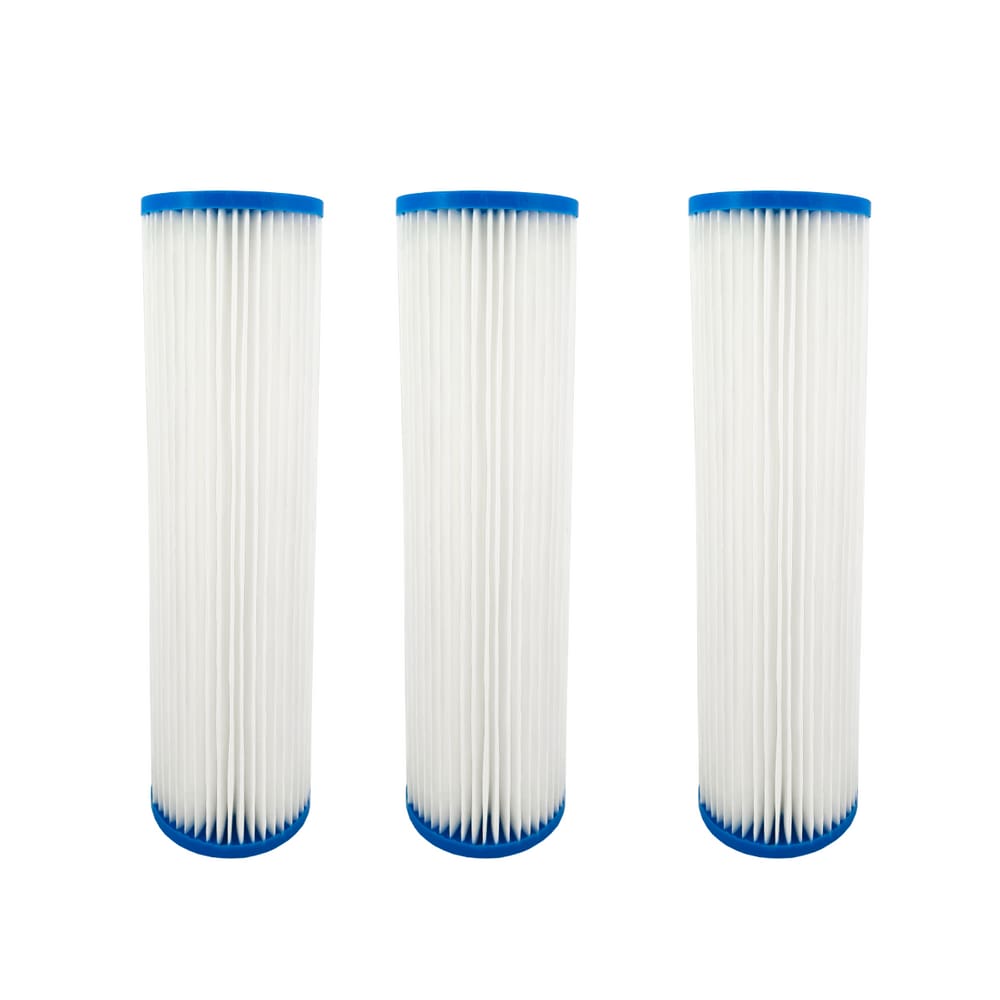 Refil Filtro Plissado Lavável 20 Polegadas X 2 1/2, 3 Peças