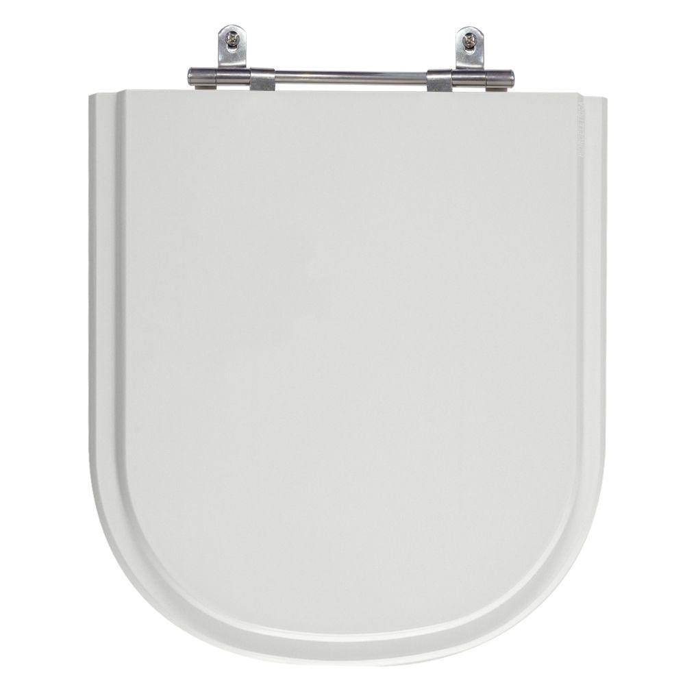 Assento Sanitário Vogue Plus Cinza Real (Claro) Tampa para Vaso Deca de Madeira Laqueada - SB