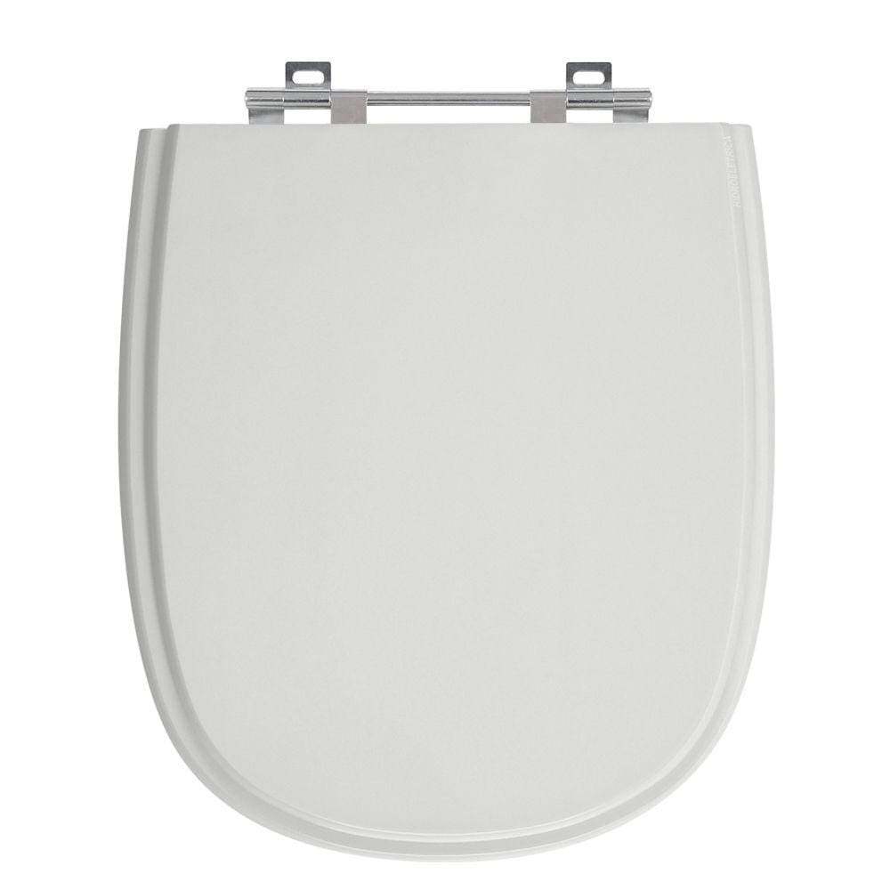 Assento Sanitário Sabatini Cinza Claro Tampa para Vaso Icasa de Madeira Laqueada