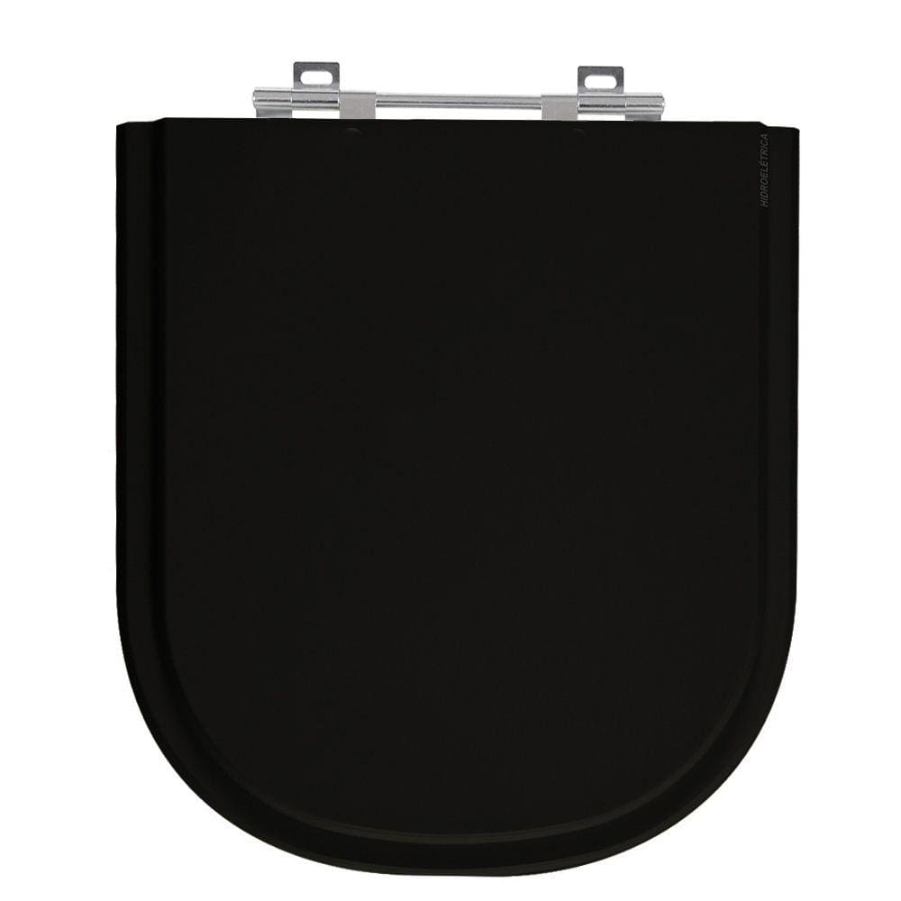 Tampa de Vaso Vogue Plus Preto Tampa para Vaso Deca de Madeira Laqueada