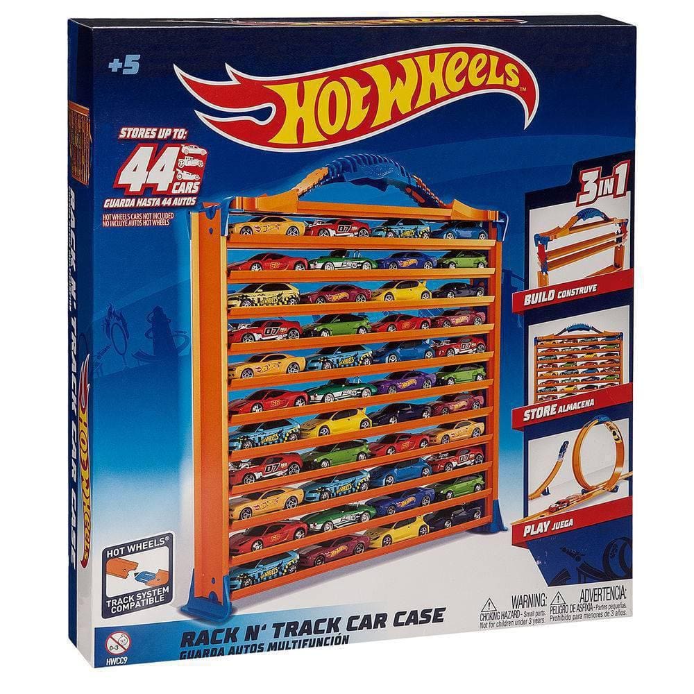 Brinquedo Hot Wheels Pista Porta Carrinho 3 Em 1 Fun 84480