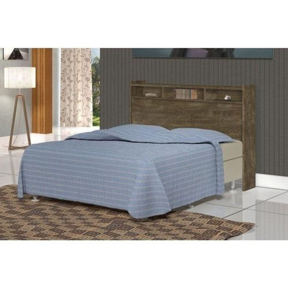 Cabeceira Melissa Queen Castanho Cambel