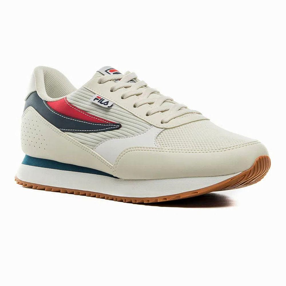 Tênis Fila Retro College Masculino - Branco e Marinho