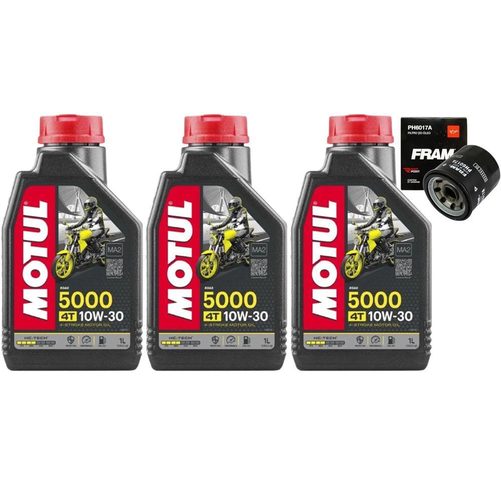 Troca Oleo 10w30 5000, Filtro Oleo Ph6017a Xl 700 Transalp