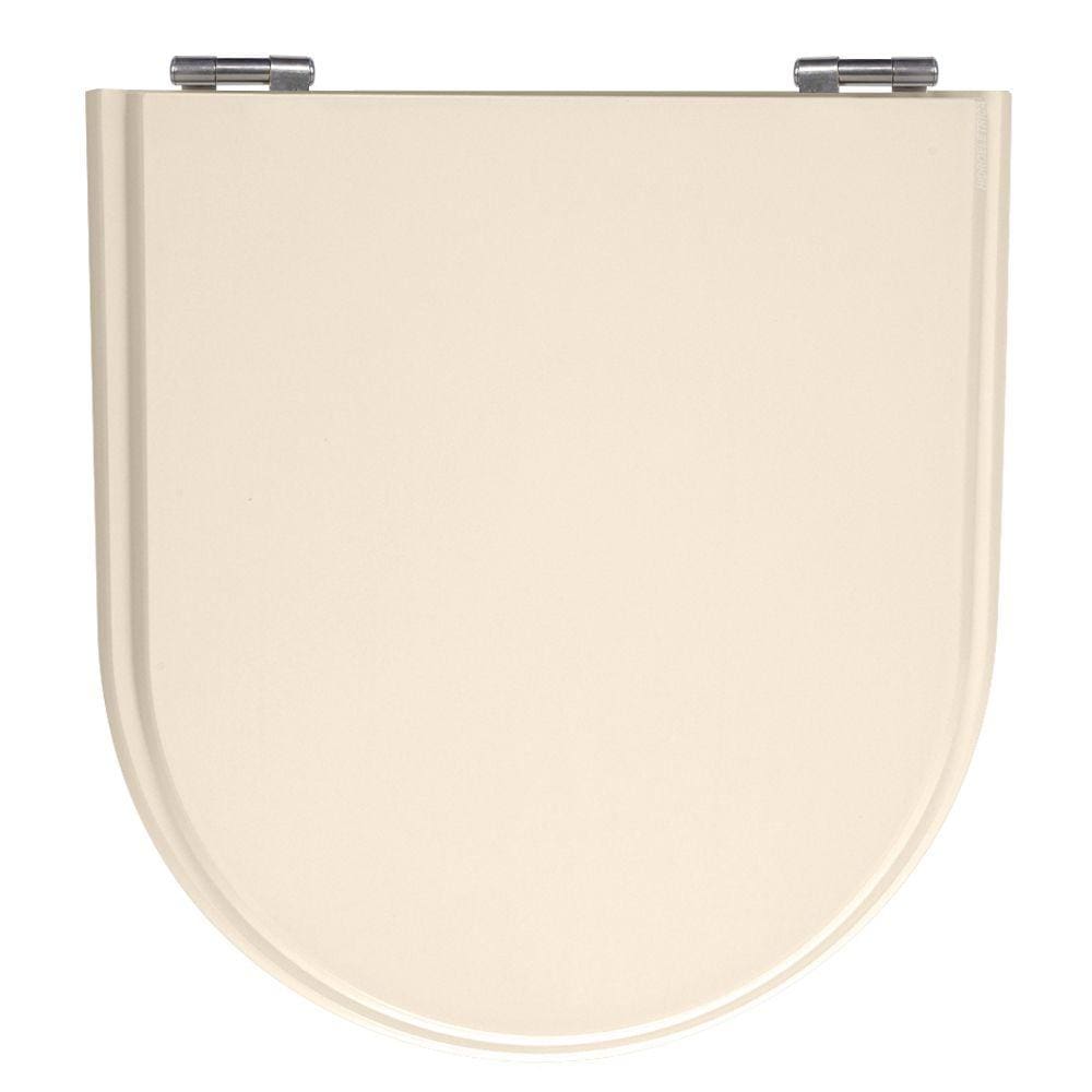 Assento Sanitário Calypso Rosa Shell Tampa para Vaso Incepa de Madeira Laqueada