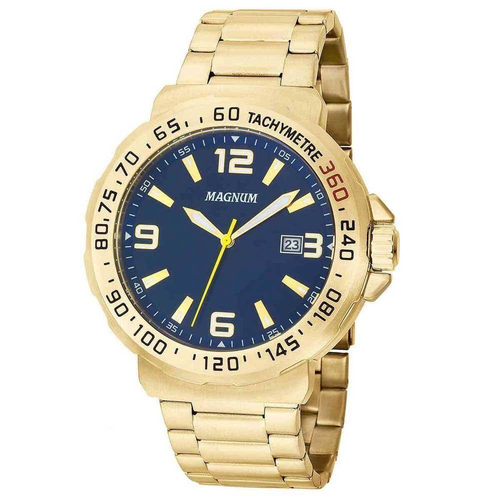 Relógio Masculino Magnum MA31355H Dourado