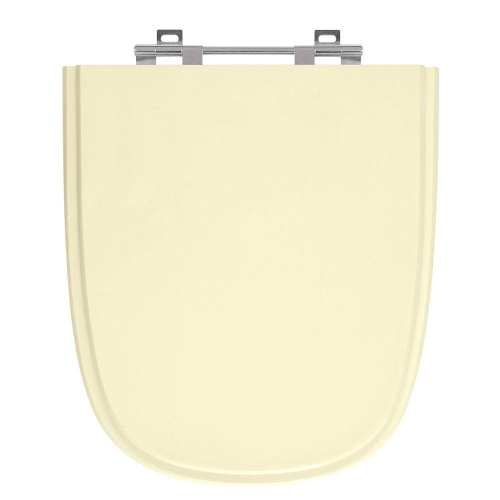 Assento Sanitário Ibiza Bone (Bege Claro) Tampa para Vaso Incepa de Madeira Laqueada