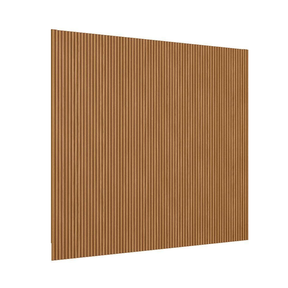 Painel para TV até 75 Polegadas Ripado Marisa Nature Fosco 258x250 cm L04 - D`Rossi