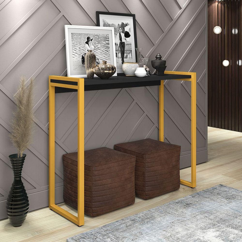 Aparador Industrial Ísis Pés Em Aço Decorativo Sala Mesa