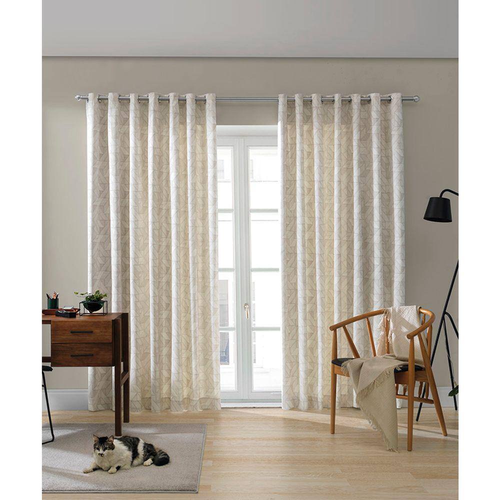 Cortina Decotherm C/ Blackout - Atenas - 3,80m x 2,60m - P/ Varão - Dohler
