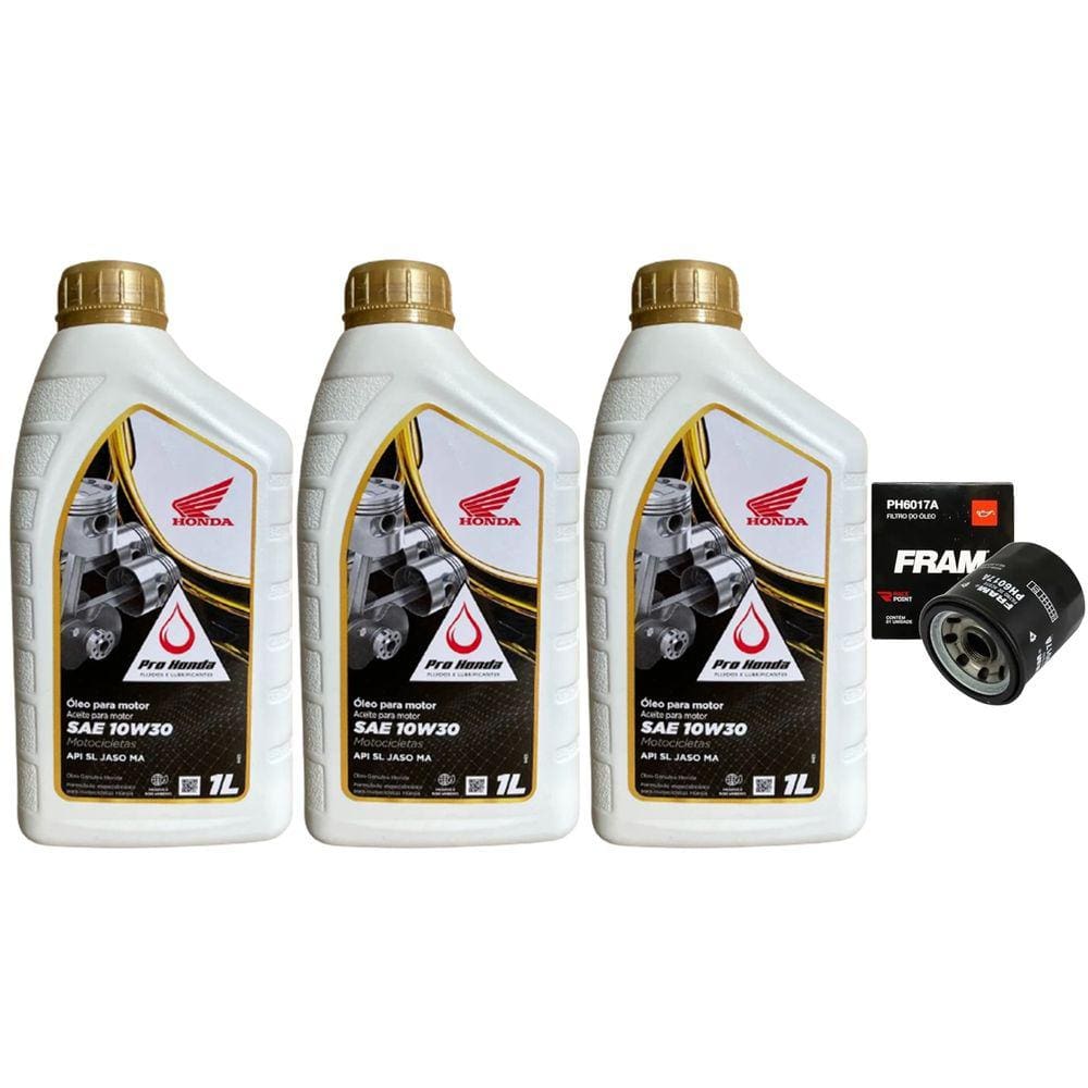 Kit Óleo 10w30, Filtro Oleo Ph6017a Shadow 750 2006 Á 2013