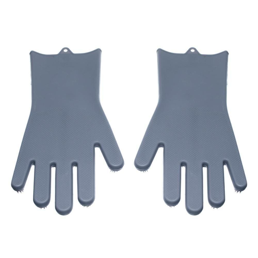Luva De Silicone Com Cerdas Limpeza Cozinha Louça Prana