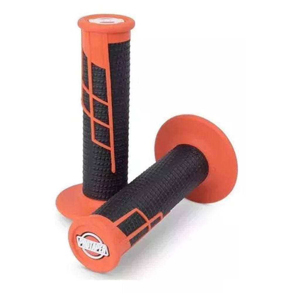 Manopla Clamp On Protaper 1/2 Waffle Grip - Laranja/Preto
