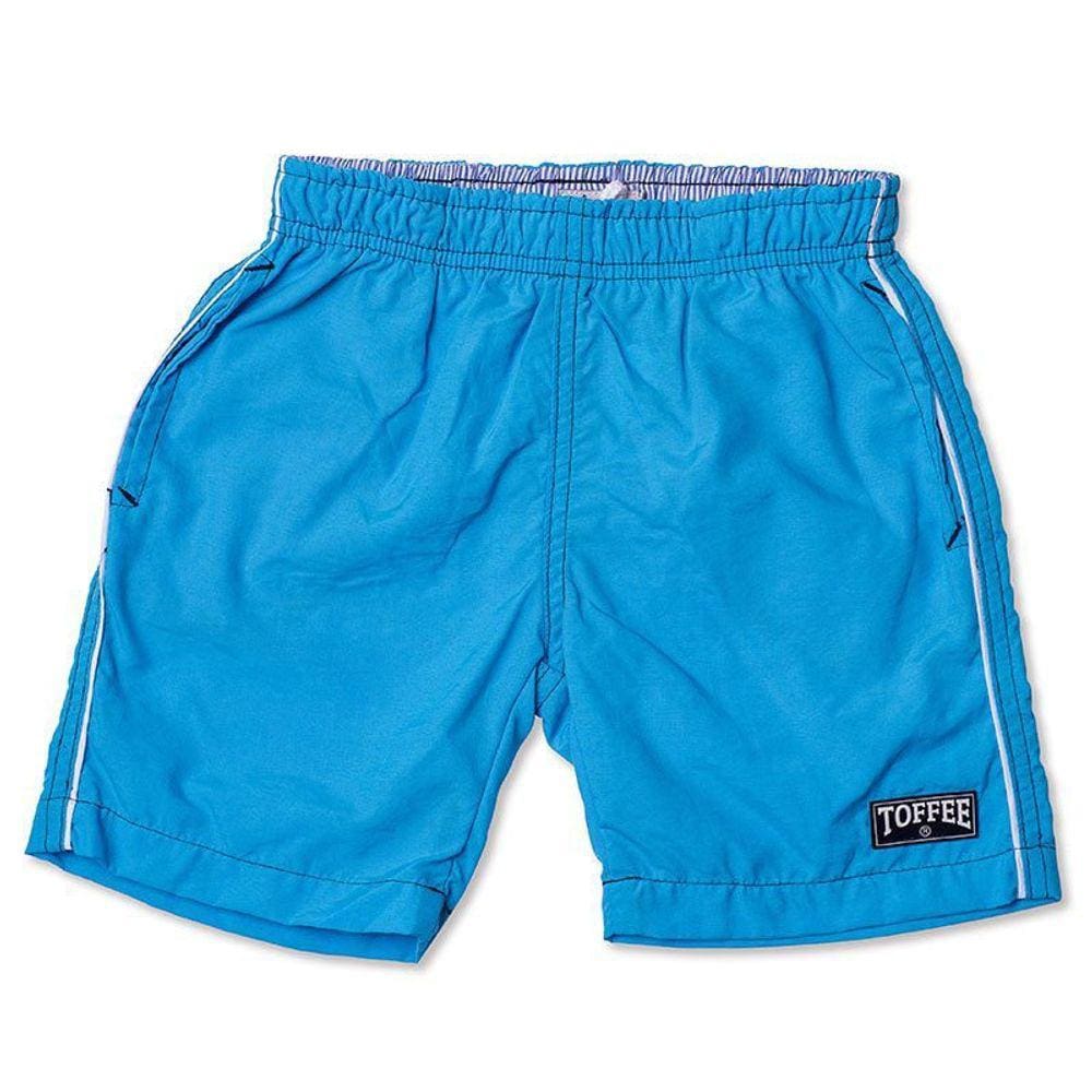 Shorts Infantil Tactel Masculino Turquesa Toffee - Nº02