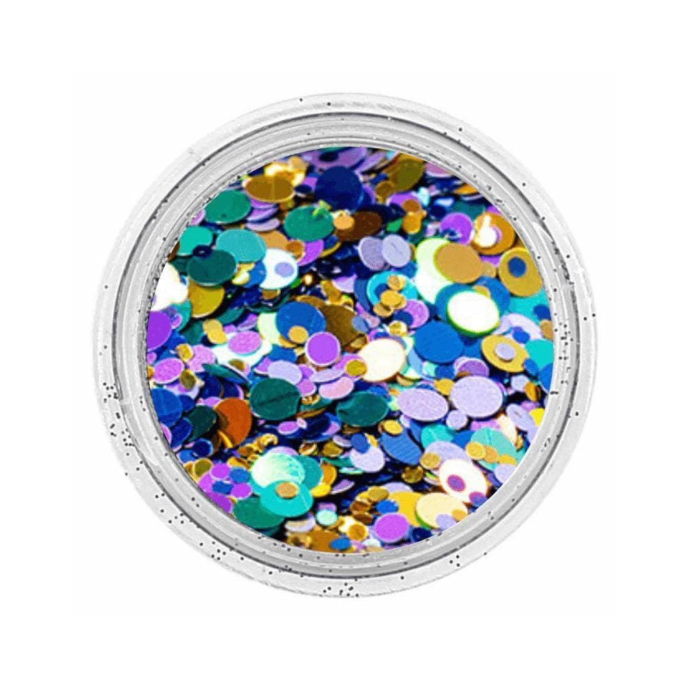 Glitter Em Flocos Flores Ag 50G