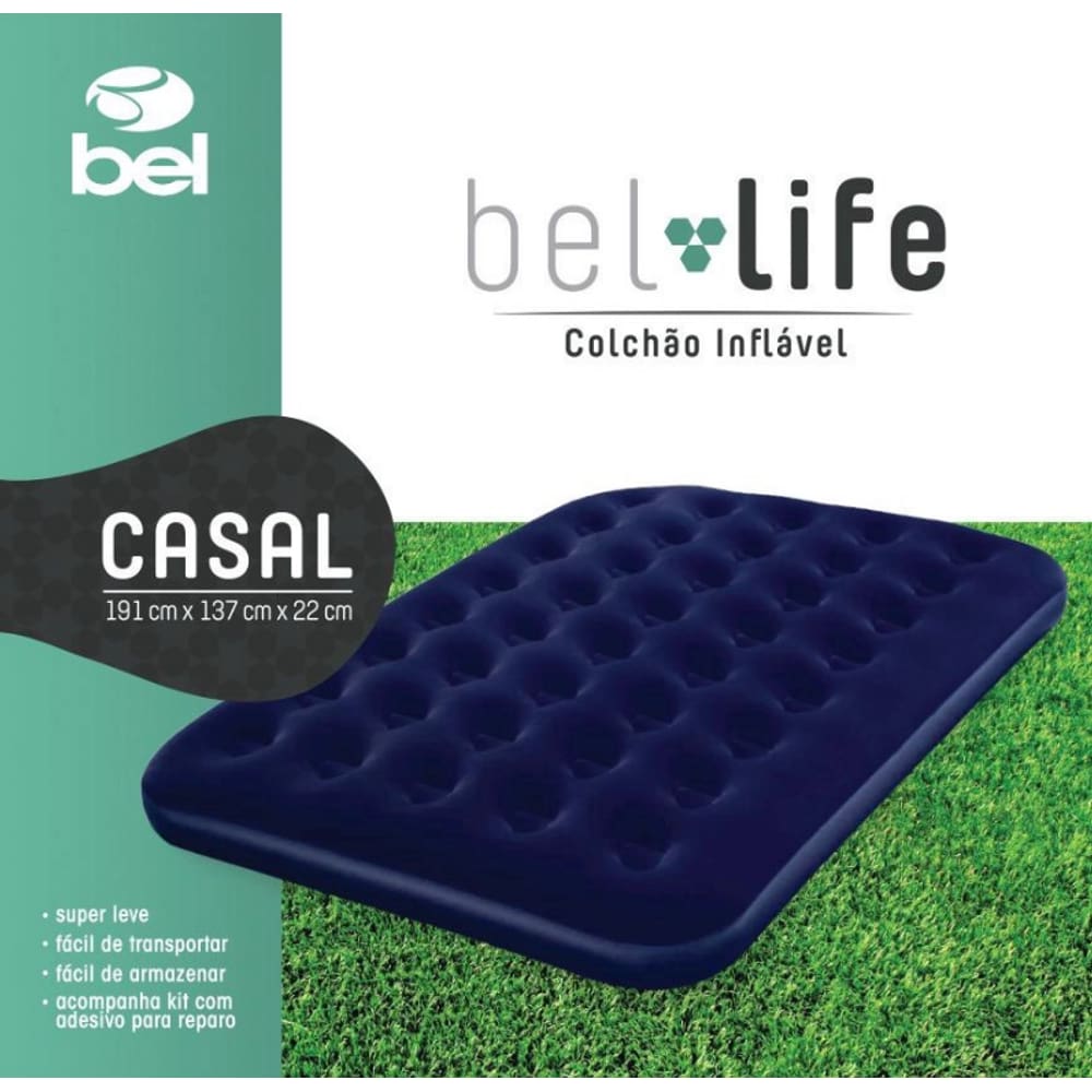 Colchão Inflável De Casal 191 X 137 X 22 Cm 110200 Bel Fix