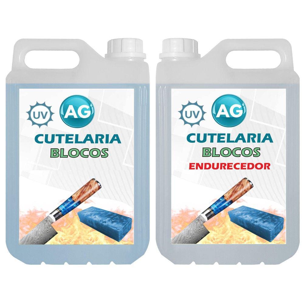 Resina Epóxi Para Cutelaria Blocos Ag 3,5Kg