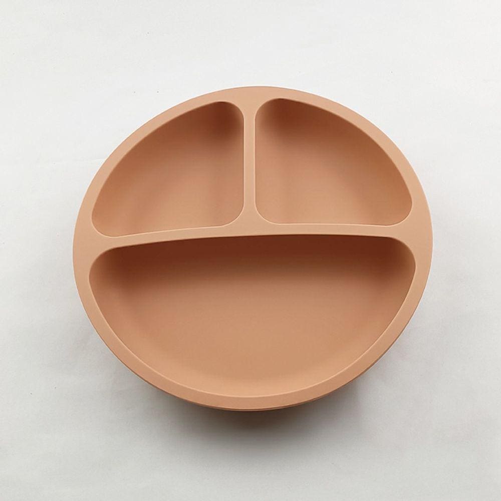 Prato Infantil De SIlicone Com 3 Divisórias C/ Ventosa