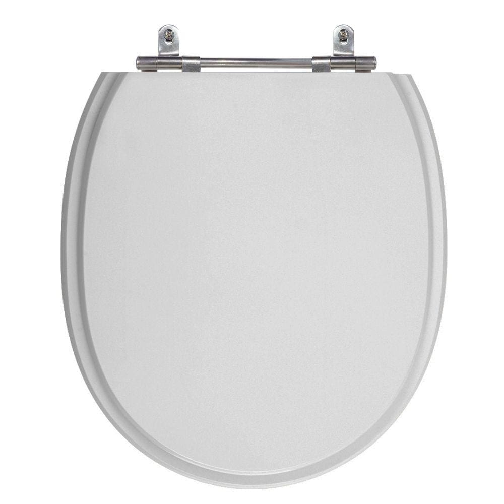 Tampa de Vaso Village Cinza Real (Claro) Tampa para Vaso Deca em Mdf