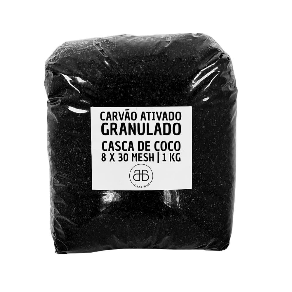 Carvão Ativado Granulado Para Filtro De Aquários 1kg 8x30 mm