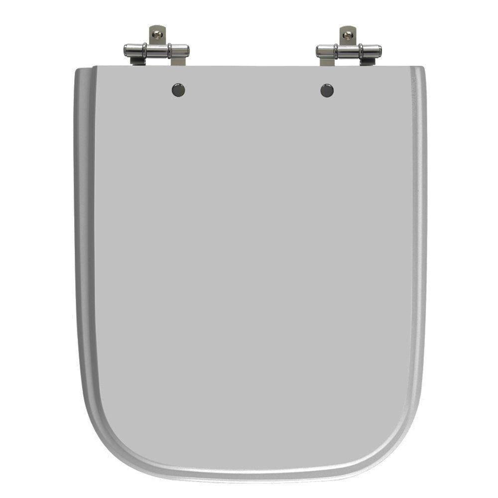 Assento Sanitário Tivoli Sterling Silver (Cinza Claro) Tampa para Vaso Ideal Standard de Madeira Laq